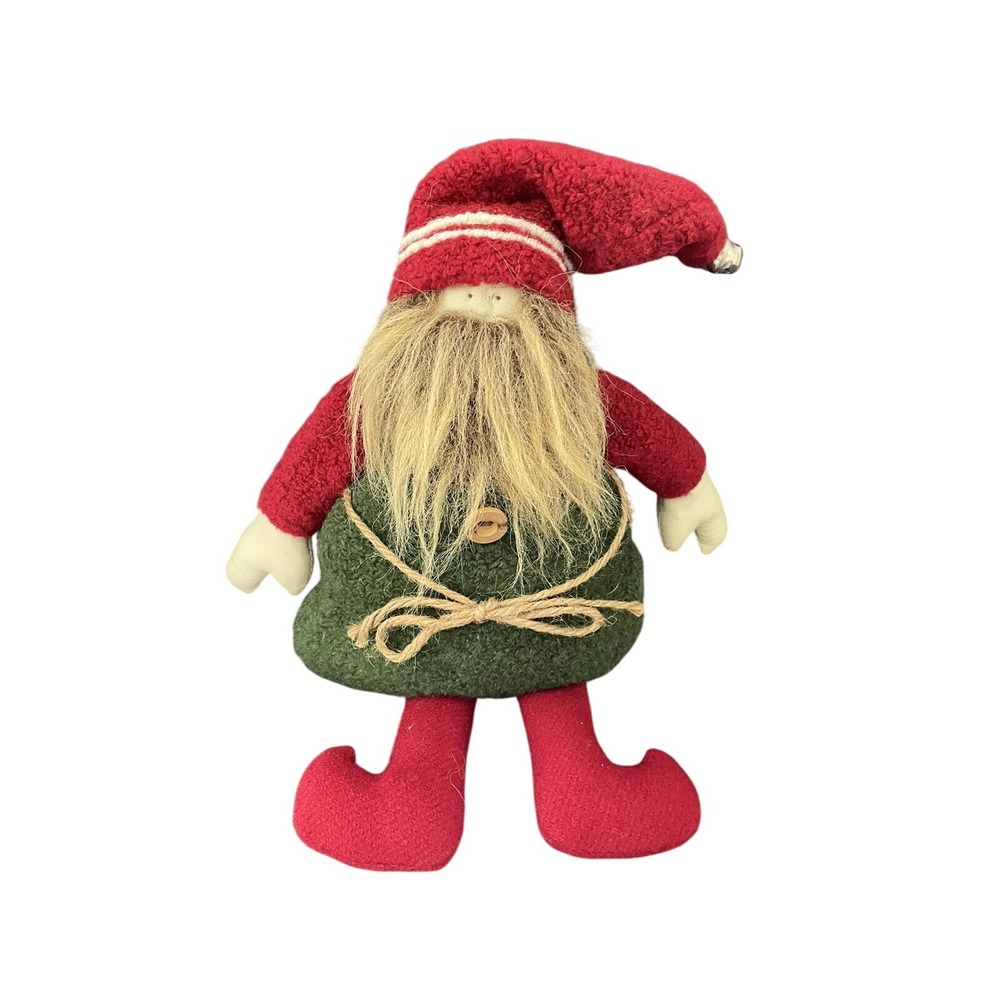 Vintage  2002 Woof & Poof Santa Shelf‎ Sitter Plush 17"